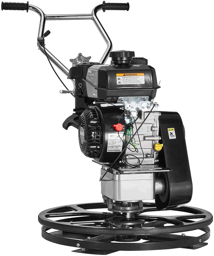 VEVOR Cemento glaistyklė 61 cm 4,5 kW su plūdine plokšte