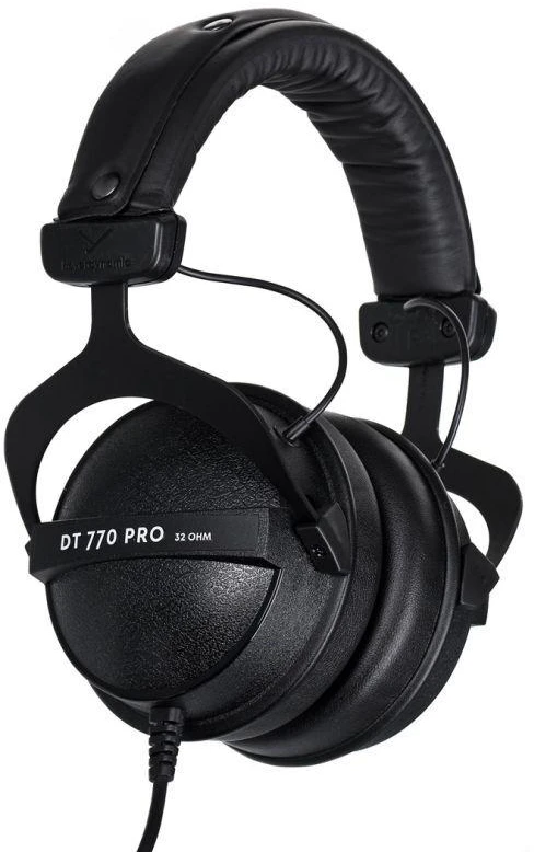 Studijinės ausinės Beyerdynamic DT 770 PRO, 32 omų, Juodos