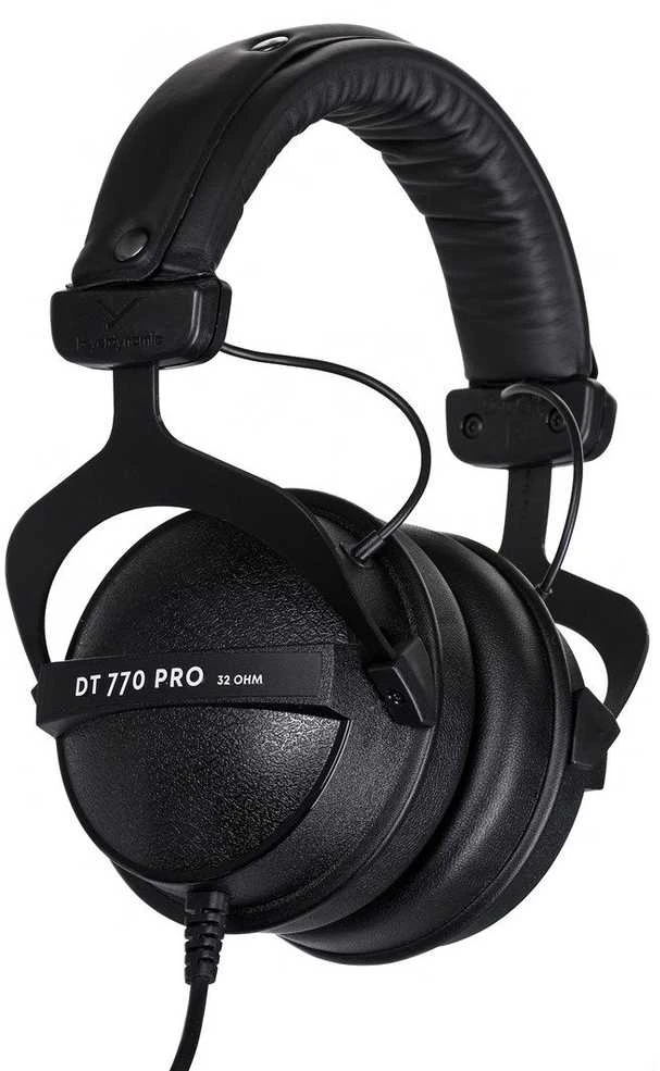 Studijinės ausinės Beyerdynamic DT 770 PRO, 32 omų, Juodos