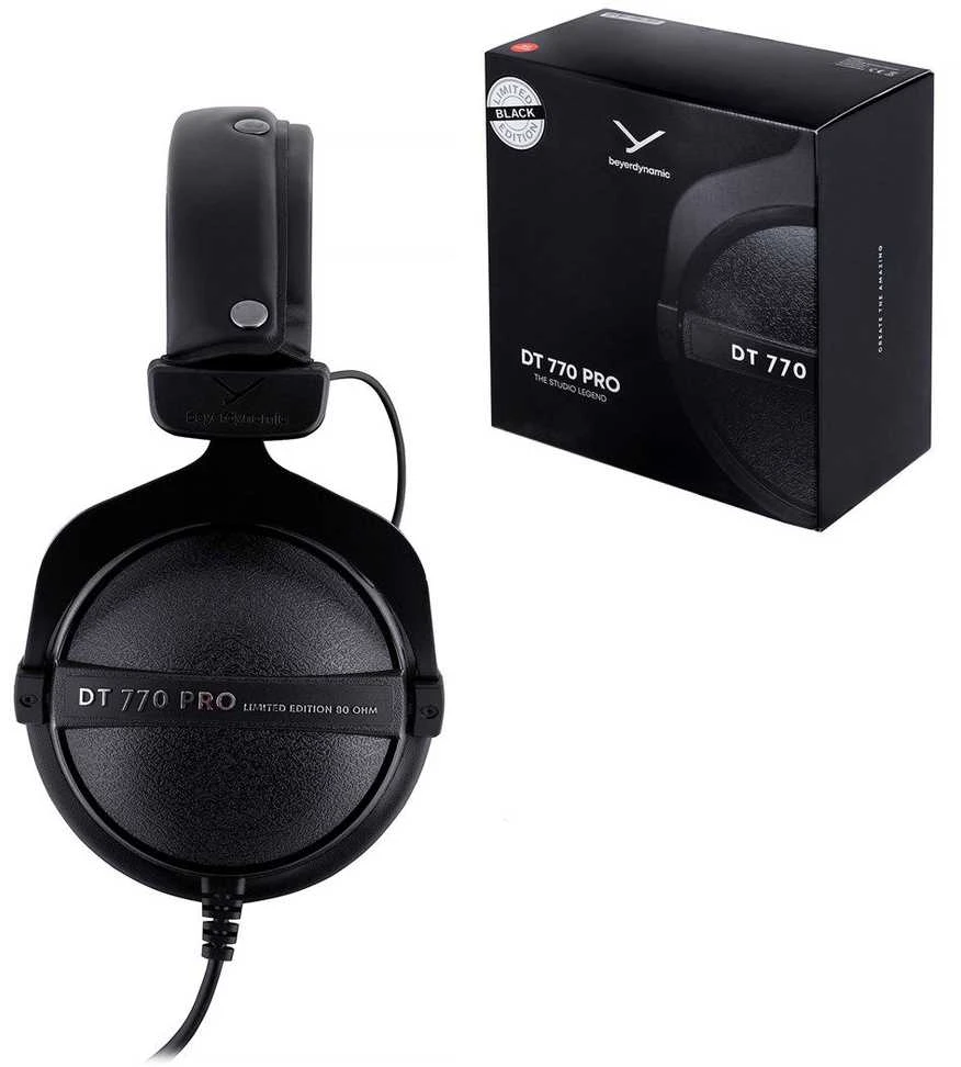 Beyerdynamic DT 770 Pro Juodas Limited Edition – uždaros studijinės ausinės