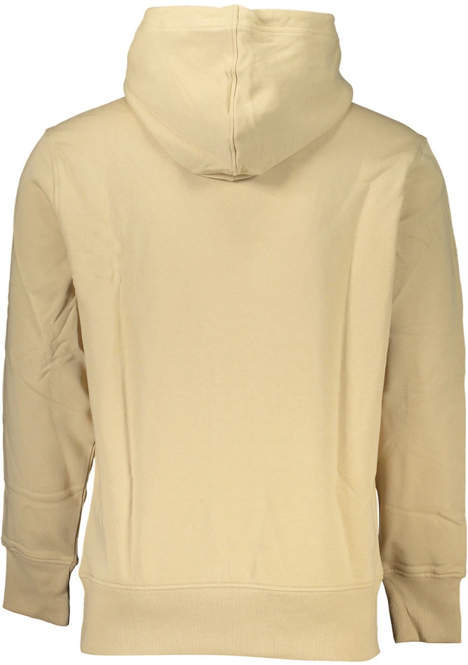 BEŻOWA BLUZA MĘSKA BEZ ZAMKA CALVIN KLEIN