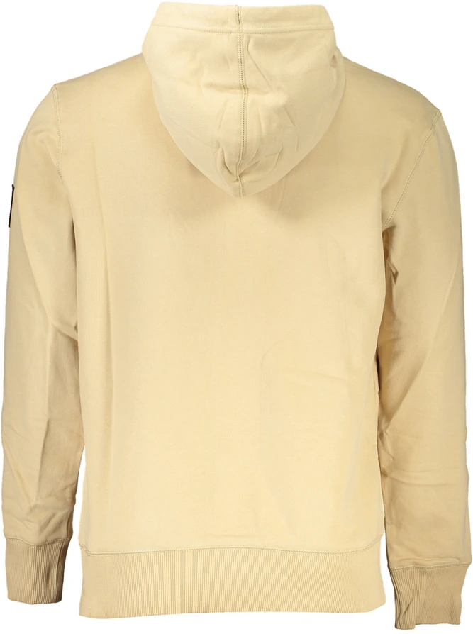 BEŻOWA BLUZA MĘSKA BEZ ZAMKA CALVIN KLEIN