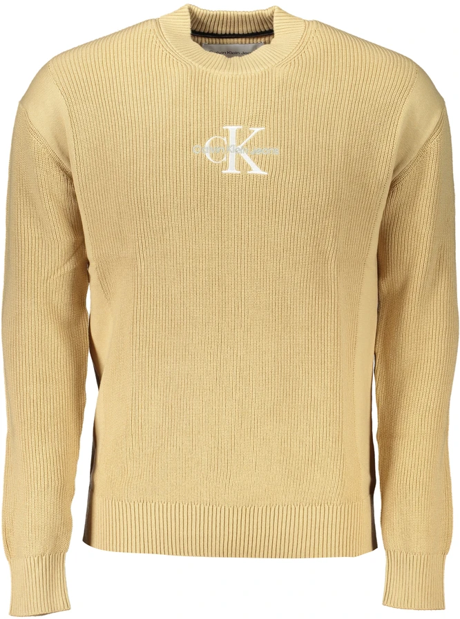 BEŻOWY SWETER MĘSKI CALVIN KLEIN