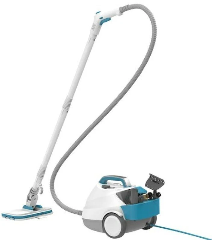 Black & Decker Juodas & Decker Namų ir virtuvės prietaisas - Juodas+DECKER BHSMP2314-QS 1.2L 2300W Garų valytuvas 4 Bar Mėlyna, Balta