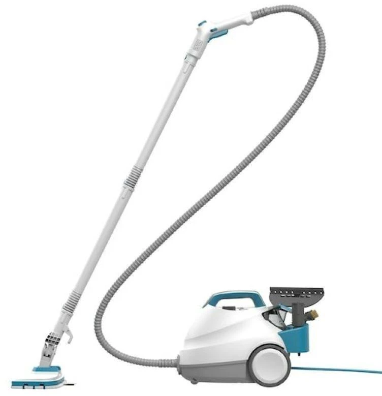 Black & Decker Juodas & Decker Namų ir virtuvės prietaisas - Juodas+DECKER BHSMP2314-QS 1.2L 2300W Garų valytuvas 4 Bar Mėlyna, Balta