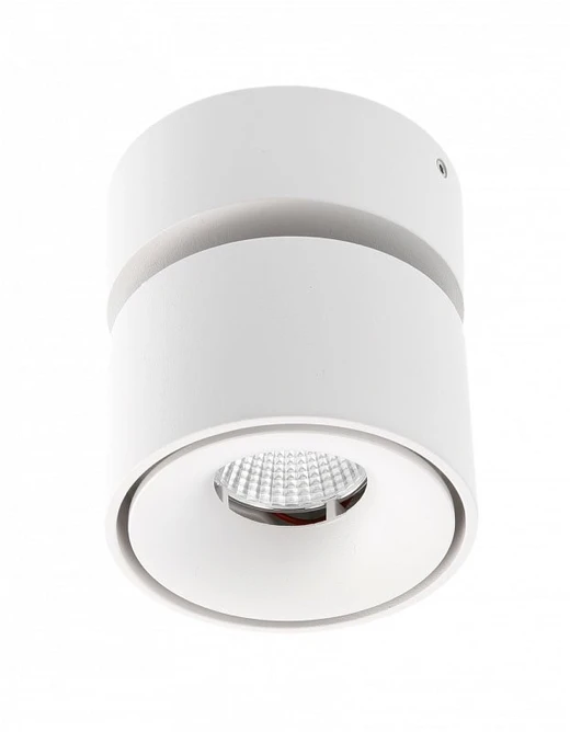GTV LED šviestuvas Bianco CP, 8W, 680lm, ra≥80, ip20, 36°, 2700/3300 / 4000K, apvalus, baltas
