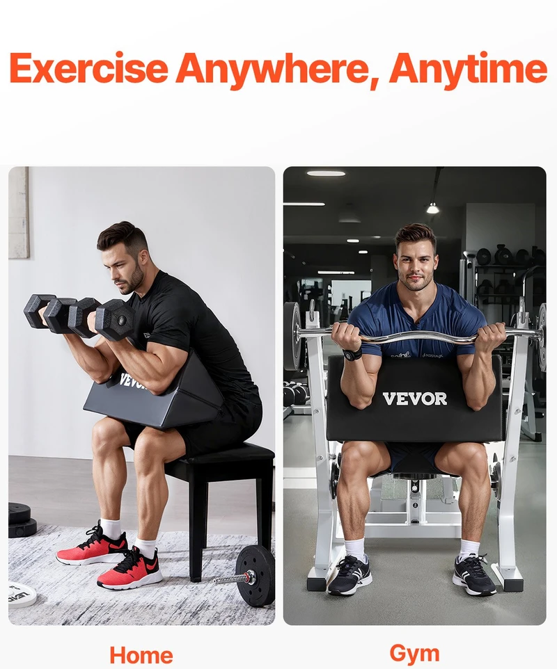 VEVOR Rankų lenkimo padas bicepsui namų sporto salei