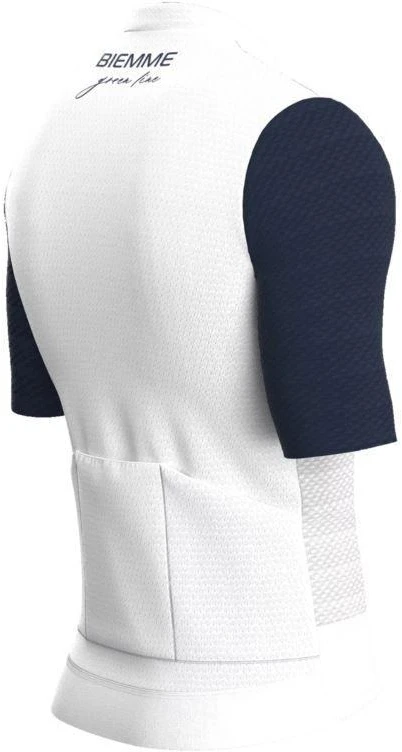 Biemme NATURE marškinėliai balti ir tamsiai mėlyni 3XL