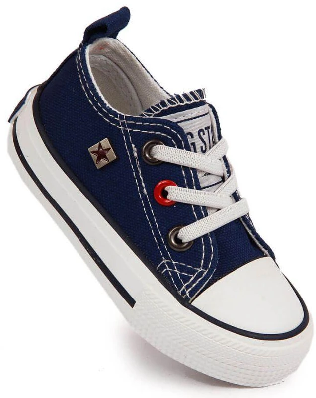 Big Star Jr HH374195 tamsiai mėlyni žemi sportiniai bateliai