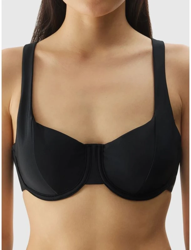 Bikinio liemenėlė balkonetės tipo 4F, juoda