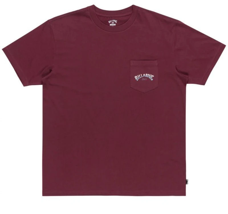 Billabong Sukrautų arkų marškinėliai EBYZT00175-RSN0 Bordo L