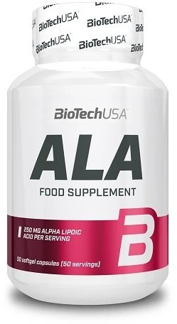 BioTech ALA alfa lipoinė rūgštis 50 kapsulių