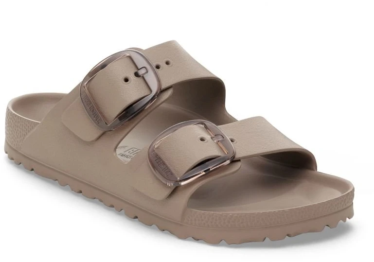 Birkenstock Arizona Big Buckle EVA šlepetės, pilkai smėlio spalvos