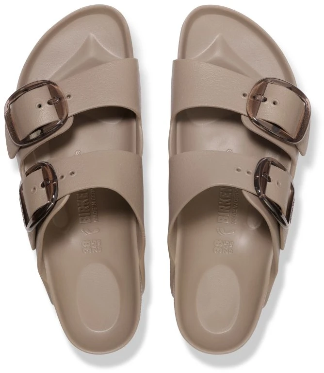 Birkenstock Arizona Big Buckle EVA šlepetės, pilkai smėlio spalvos