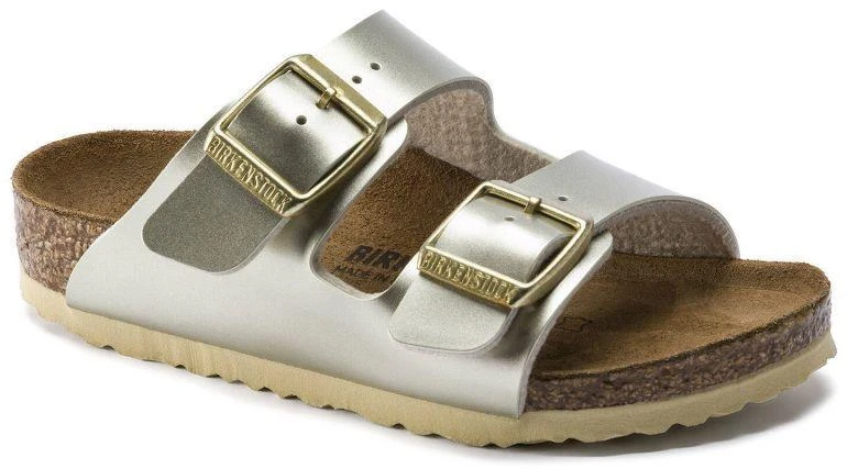Birkenstock Arizona Kids Birko-Flor Electric Metallic Gold Siauri Basankoms (1014841)