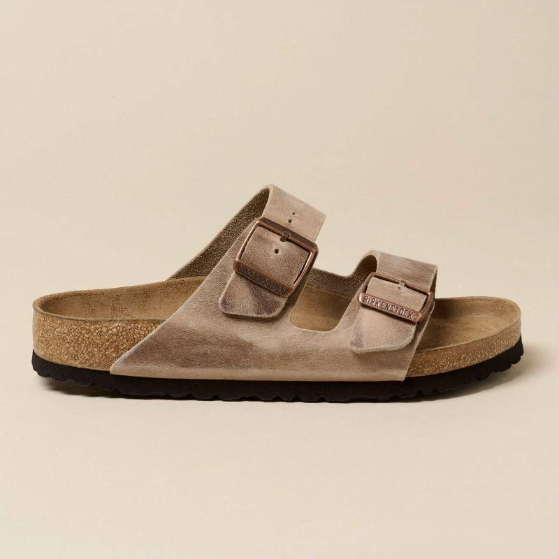 Birkenstock Arizona Soft Footbed Oiled Leather Tabako Rudos Siaurū Moteriŗki/Vyriŗki Basutės (0552813)