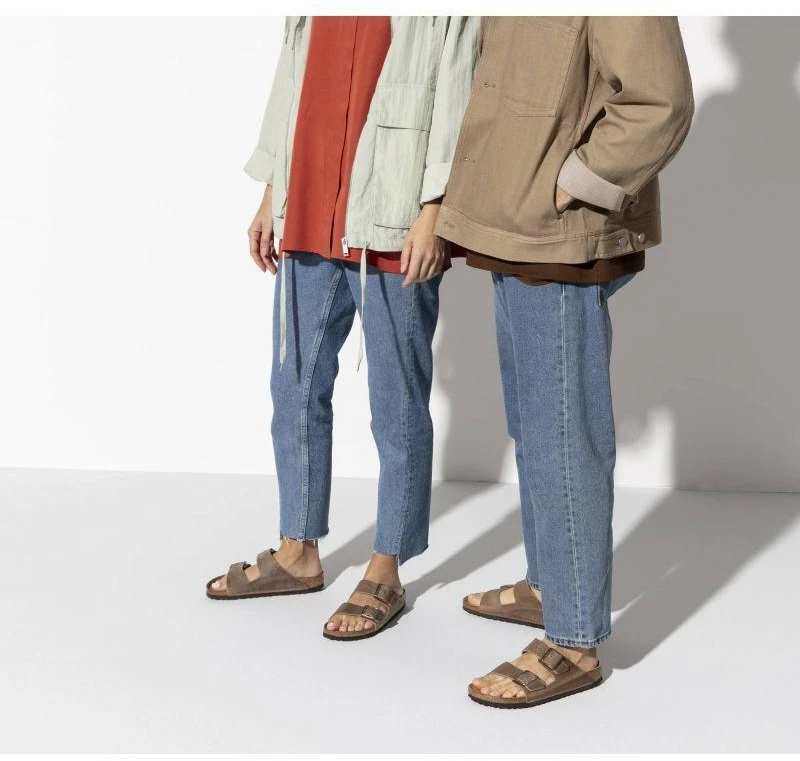 Birkenstock Arizona Soft Footbed Oiled Leather Tabako Rudos Siaurū Moteriŗki/Vyriŗki Basutės (0552813)