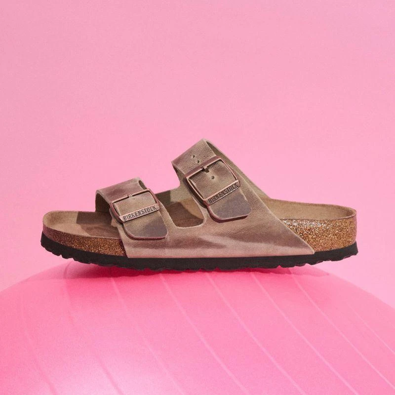 Birkenstock Arizona Soft Footbed Oiled Leather Tabako Rudos Siaurū Moteriŗki/Vyriŗki Basutės (0552813)