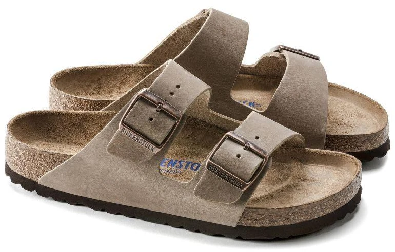 Birkenstock Arizona Soft Footbed Oiled Leather Tabako Rudos Siaurū Moteriŗki/Vyriŗki Basutės (0552813)