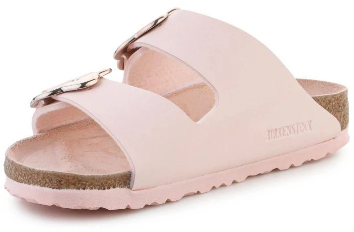 Birkenstock Arizona su gėlių sagtimi vaikams 1031703 šviesiai rožinis toninis