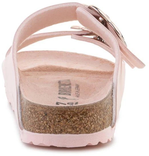 Birkenstock Arizona su gėlių sagtimi vaikams 1031703 šviesiai rožinis toninis