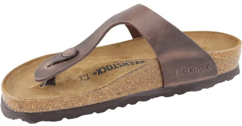 Birkenstock Gizeh moteriškos šlepetės, rudos