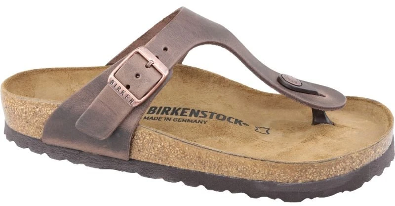 Birkenstock Gizeh moteriškos šlepetės, rudos