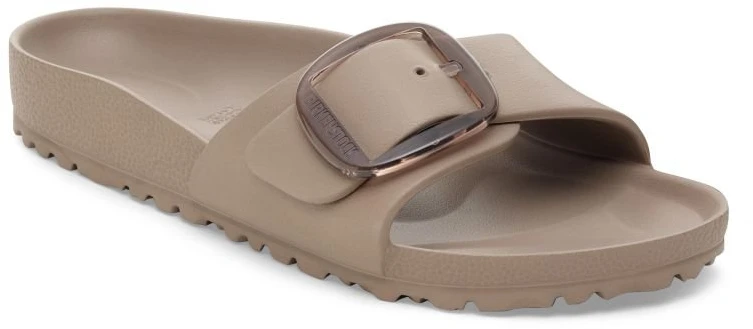 Birkenstock Madrid Big Buckle EVA šlepetės, pilkai smėlio spalvos