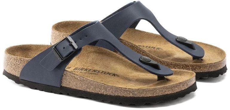 Birkenstock moteriški flip-flop'ai GIZEH BS 0143623 MĖLYNI (siauras plotis)