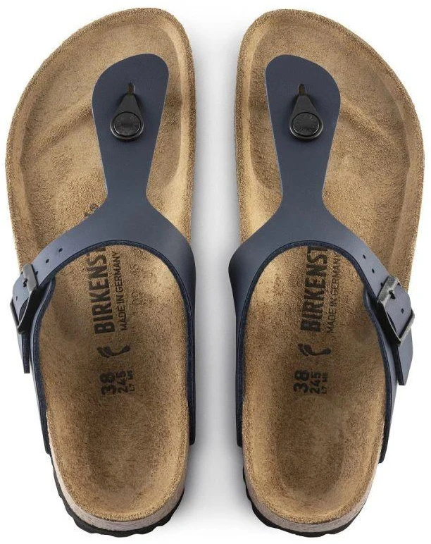 Birkenstock moteriški flip-flop'ai GIZEH BS 0143623 MĖLYNI (siauras plotis)