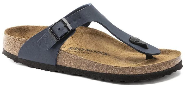 Birkenstock moteriški flip-flop'ai GIZEH BS 0143623 MĖLYNI (siauras plotis)