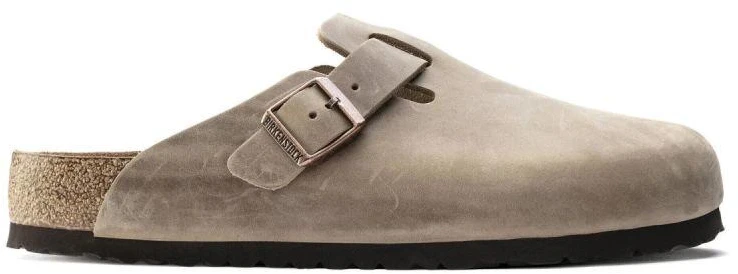 Birkenstock moteriškos klumpės BOSTON BS 1019484 TABACCO BROWN (siauras modelis)