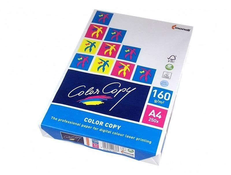 Igepa Spausdinimo Popierius - Mondi Color Copy A4 160g/m² 250 Lapų Balta