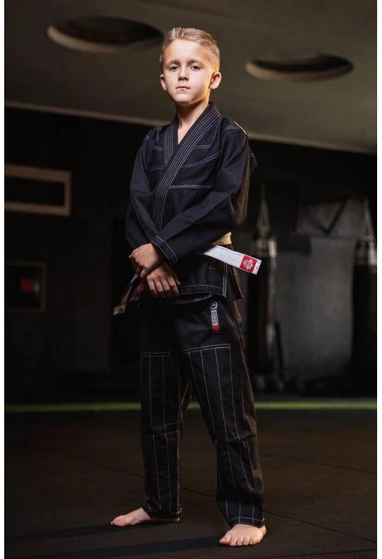BJJ Gi vaikams juodas + NEMOKAMAS DIRŽAS - X-SERIES M0