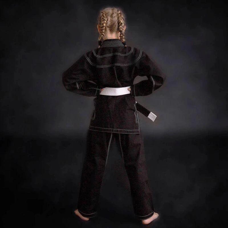 BJJ Gi vaikams juodas + NEMOKAMAS DIRŽAS - X-SERIES M0