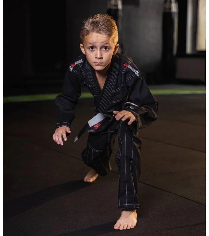BJJ Gi vaikams juodas + NEMOKAMAS DIRŽAS - X-SERIES M0