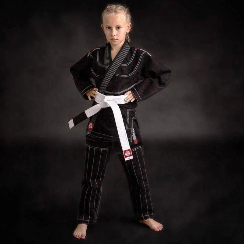 BJJ Gi vaikams juodas + NEMOKAMAS DIRŽAS - X-SERIES M0
