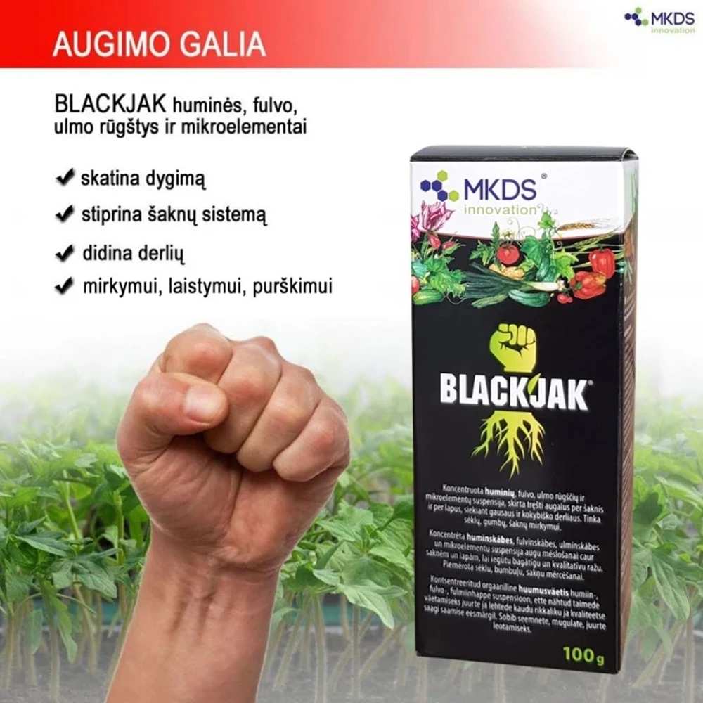 Mkds BLACKJAK huminės rūgštis įsišaknijimui, 100 ml