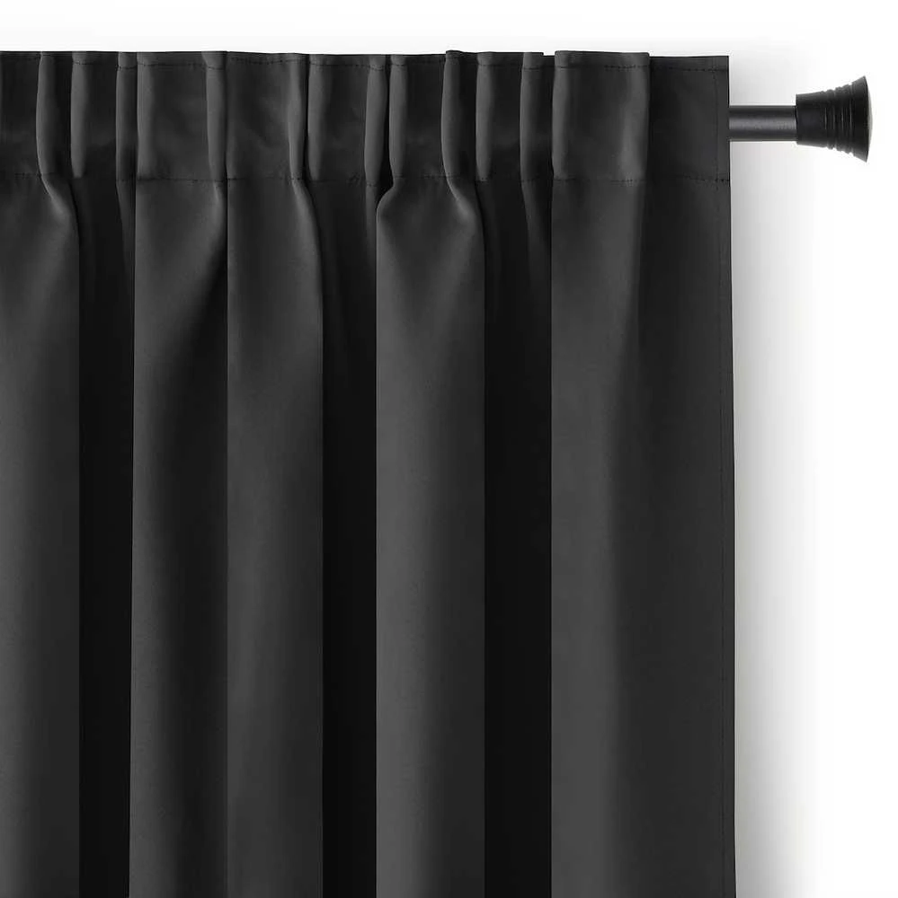 Blackout užuolaida 140 × 230 cm, juoda
