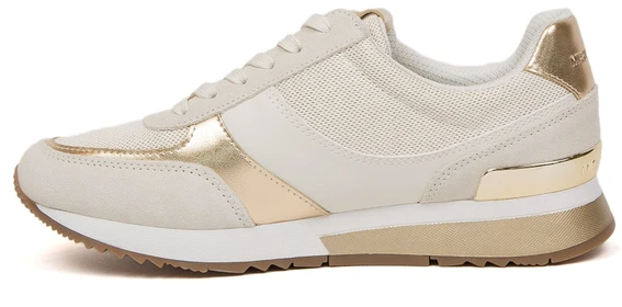 Bladozłote sneakersy moterims Michael Kors 49R4AIFS1M