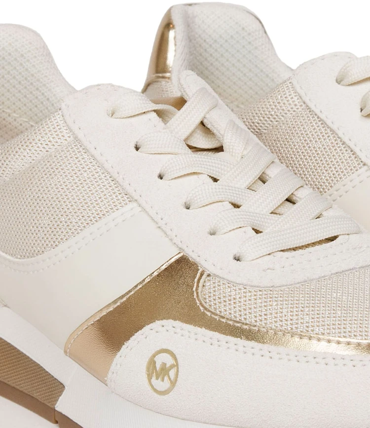 Bladozłote sneakersy moterims Michael Kors 49R4AIFS1M