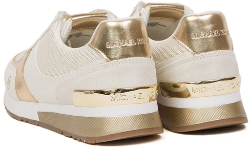 Bladozłote sneakersy moterims Michael Kors 49R4AIFS1M