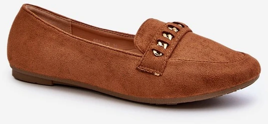 Blizgūs moteriški bateliai su grandine Camel Aredilla