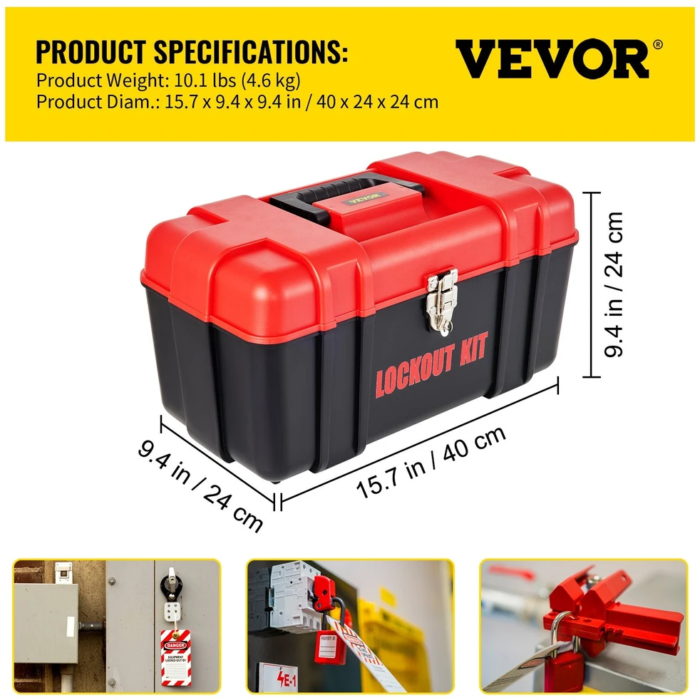 VEVOR 42 dalių elektrinių užsirakinimo rinkinys