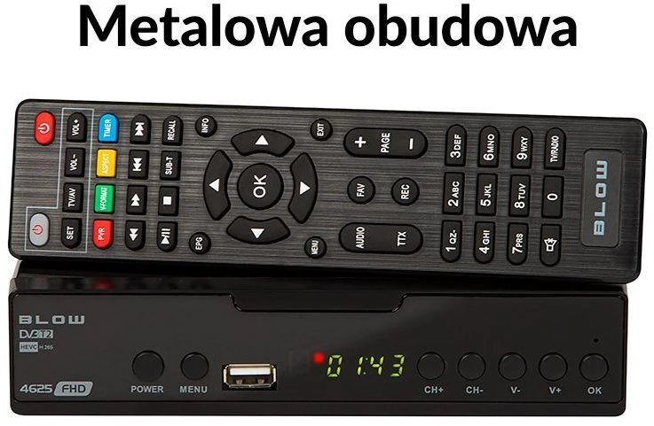 Blow skaitmeninis TV imtuvas DVB-T2 4625FHD H.265 V2