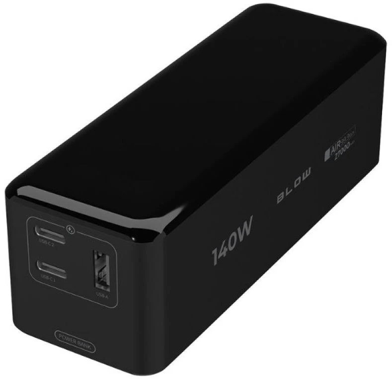 BLOW išorinė baterija 27000mAh PD 140W AIR99.9 juoda
