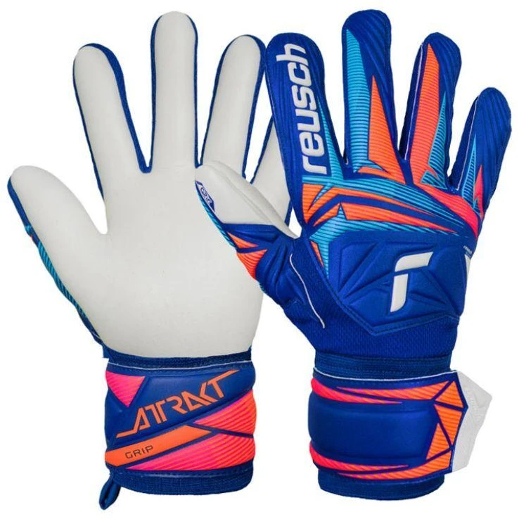 Blue Attrakt Grip Junior Mėlyna 5672815-4126 vaikiškos vartininko pirštinės