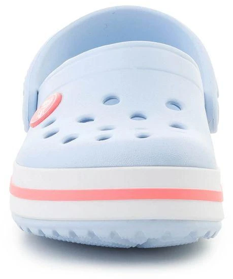 Blue CROCS CROCBAND KIDS CLOG T vaikiški klumpės, Mėlynas FROST/GUAVA 207005-4XQ