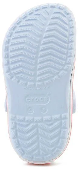 Blue CROCS CROCBAND KIDS CLOG T vaikiški klumpės, Mėlynas FROST/GUAVA 207005-4XQ