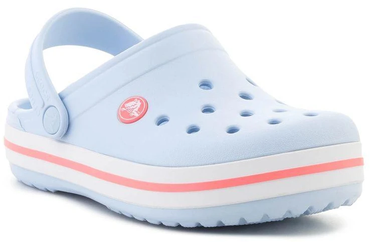 Blue CROCS CROCBAND vaikiškos klumpės Mėlynas FROST/GUAVA 207006-4XQ